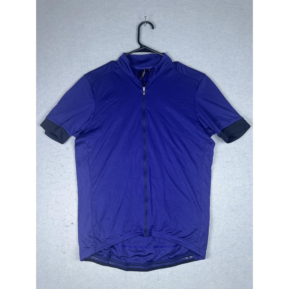 Specialized Cycling Jersey Mens‎ Medium Purple Full Zip Short Sleeve Road Bike